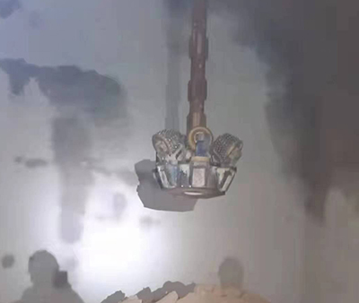 高鐵通風(fēng)孔反井鉆機施工